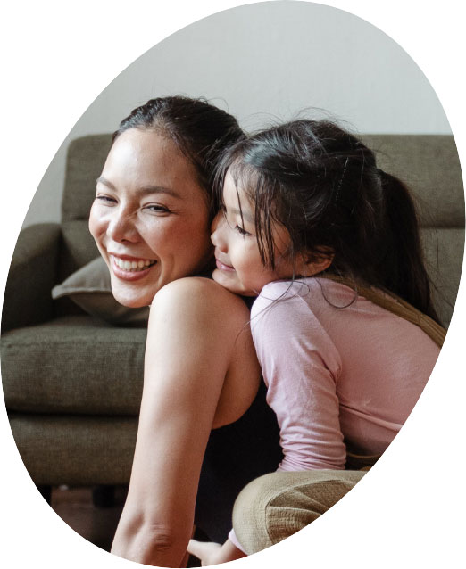 image of a woman and her daughter