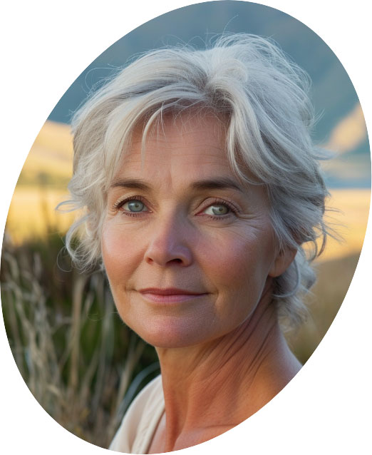 image of a woman's face