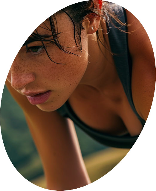 image of a woman's face